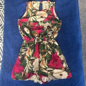 Wilfred Floral Jumpsuit - Pink, Green, White